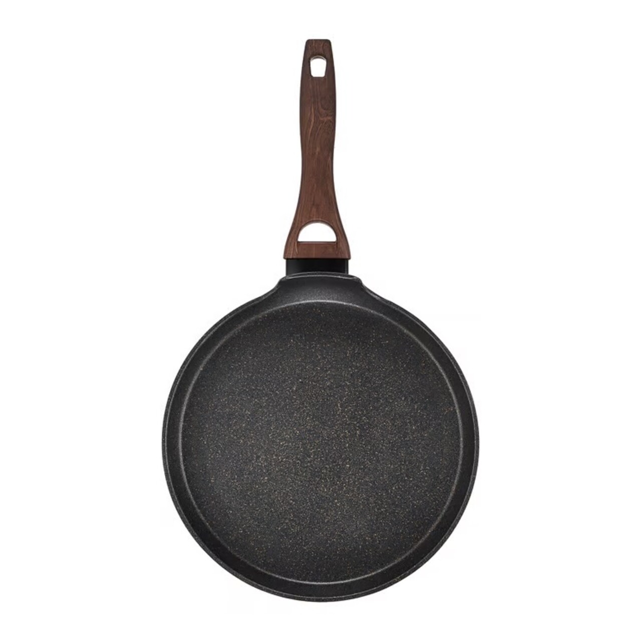 Tigaie clatite Darkwood, Ambition, 26 cm, invelis Qualum Basic Stone Edition, aluminiu forjat, maro/negru - imagine 5